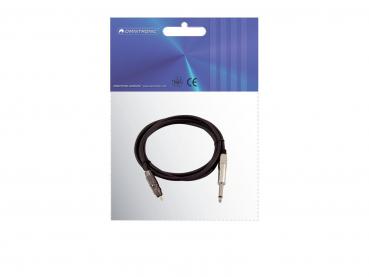 OMNITRONIC Adapterkabel Cinch/Klinke 2m sw