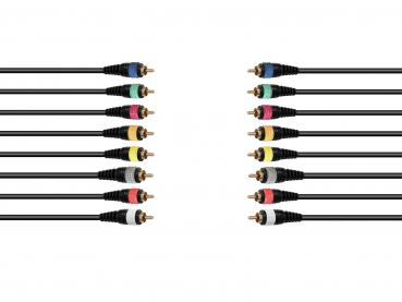 OMNITRONIC Snake-Kabel 8xCinch/8xCinch 15m