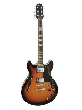 DIMAVERY SA-610 Jazz-Gitarre, sunburst