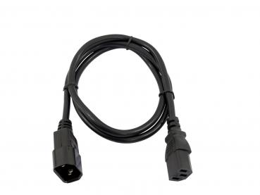 OMNITRONIC Kaltgeräte Verlängerung 3x1,0 3m sw