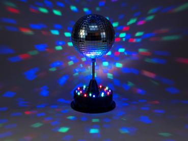 EUROLITE LED Spiegelkugel 13cm mit Standfuß