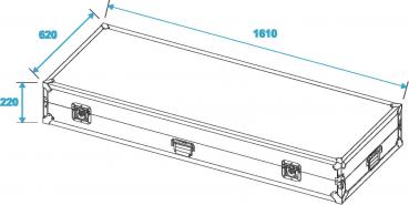 Preview: ROADINGER 2 Tische in Case-Ausführung 162x62cm