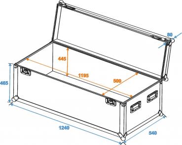 Preview: ROADINGER Universal-Case Profi 120x50x50cm