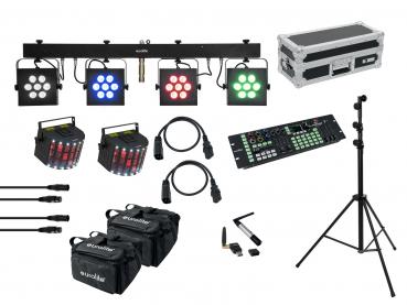 EUROLITE Set LED KLS-3002 + Laser Derby Mobile Bundle