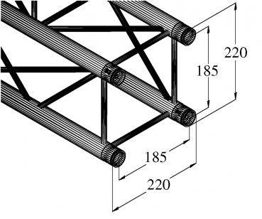 ALUTRUSS DECOLOCK DQ4-S200 4-Punkt-Traverse sw