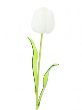 EUROPALMS Kristalltulpe, Kunstblume, weiß, 61cm 12x