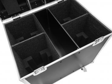 ROADINGER Flightcase 4x LED PFE-250