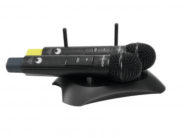 OMNITRONIC WM-224 2-Kanal-Funkmikrofonsystem 2.4GHz
