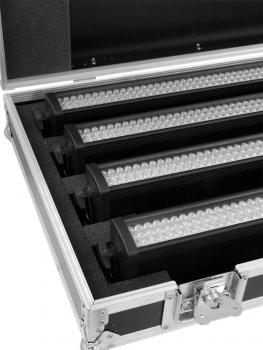 ROADINGER Flightcase 4x LED BAR-252 RGB