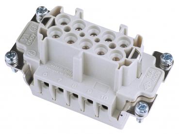 ILME Steckdoseneinsatz 10-pol 16A,Schraubklemm
