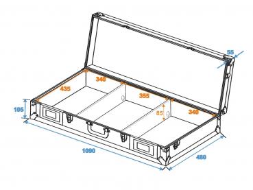Preview: ROADINGER Universal-Konsole 1090x480x155 Foam si