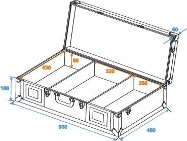 Preview: ROADINGER Universal-Konsole DIGI-1 2xCD/1xM-12 sil
