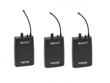 OMNITRONIC Set WMT-2M UHF-Sender + 2x WMR-2M UHF-Empfänger