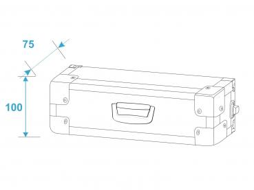 ROADINGER Rack Profi 1HE 25cm