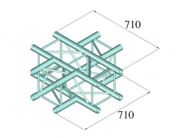 ALUTRUSS QUADLOCK 6082C-41 4-Wege-Kreuzstück