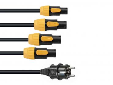 EUROLITE IP T-Con Netzkabel 1-4, 3x2,5mm²