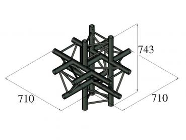 ALUTRUSS TRILOCK S-PAC-61 6-Weg-Stück