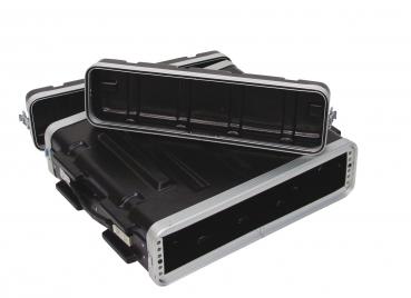 ROADINGER Kunststoff-Rack KR-19, 2HE, DD, schwarz