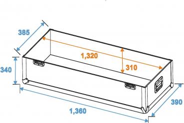 ROADINGER Flightcase 2x LCD ZL50