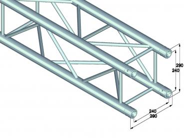 ALUTRUSS QUADLOCK 6082-1250 4-Punkt-Traverse