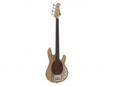 DIMAVERY MM-501 E-Bass, fretless, natur