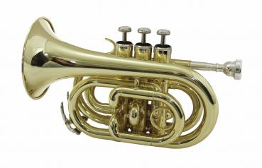 DIMAVERY TP-300 B-Pocket-Trompete, gold