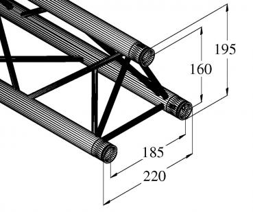 ALUTRUSS DECOLOCK DQ3-750 3-Punkt-Traverse