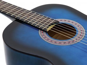 DIMAVERY AC-303 Klassikgitarre, blueburst