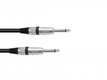 OMNITRONIC Klinkenkabel 6,3 mono 0,5m sw ROAD