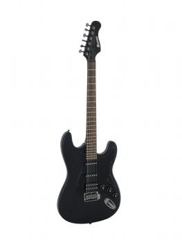 DIMAVERY ST-312 E-Gitarre, satin schwarz