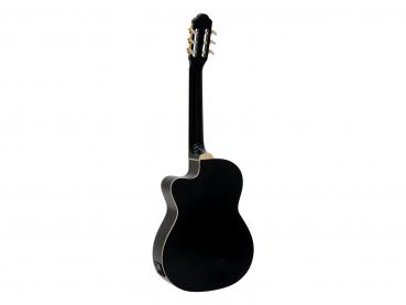 DIMAVERY CN-600E Klassikgitarre, schwarz