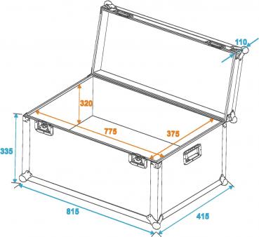 Preview: ROADINGER Universal-Transport-Case 80x40cm