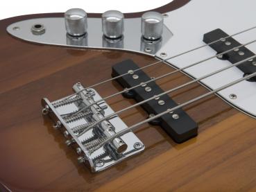 DIMAVERY JB-302 E-Bass LH, sunburst