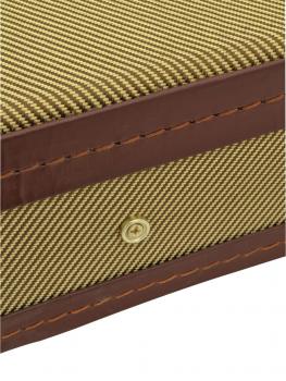 DIMAVERY Form-Case E-Gitarre LP, tweed