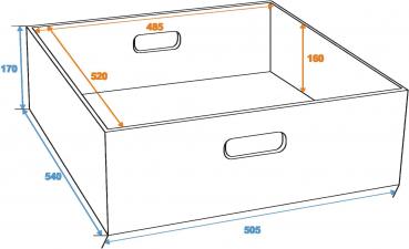 Preview: ROADINGER Einsatzkasten für Universal-Tour-Case