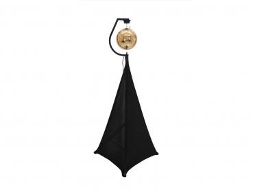 EUROLITE Set Spiegelkugel 50cm gold mit Stativ und Segel schwarz