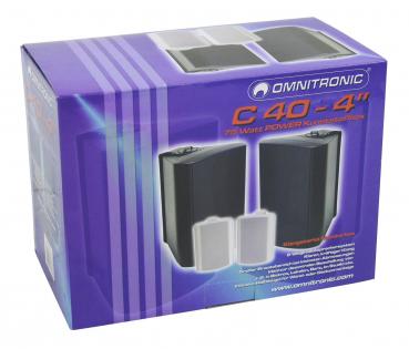 OMNITRONIC C-40 weiß 2x