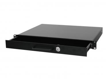 Preview: OMNITRONIC Rackschublade mit Schloss 1HE