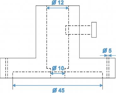 OMNITRONIC Halter Typ B für Tisch-Mikrofonarm sw