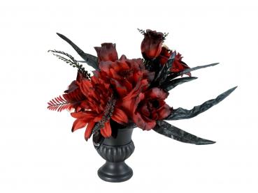 EUROPALMS Halloween Tischdeko, Rosen, 28cm