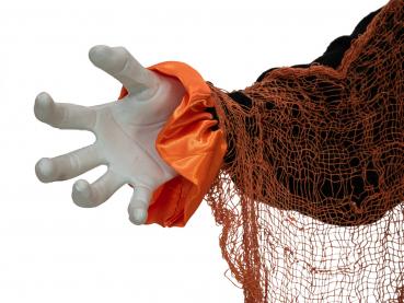 EUROPALMS Halloween Figur Clown mit Luftballon, animiert, 166cm