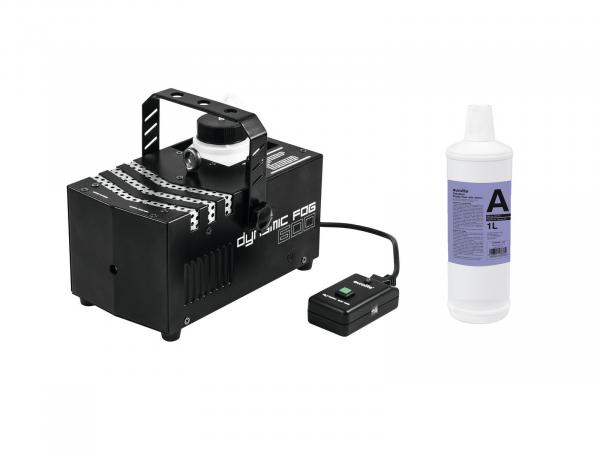 EUROLITE Set Dynamic Fog 600 + Smoke Fluid -A2D- 1l