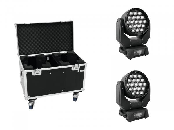 EUROLITE Set 2x LED TMH-X5 + Case