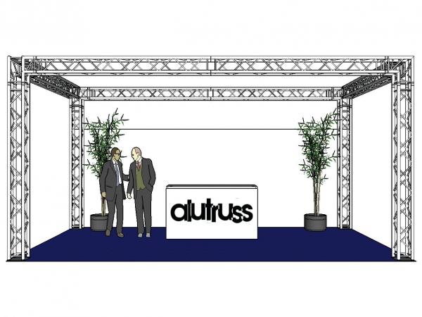 ALUTRUSS Traversenset QUADLOCK 6082 Rechteck 7x4x3,5m (BxTxH)