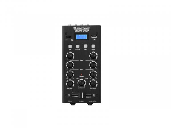 OMNITRONIC GNOME-202P Mini-Mixer schwarz