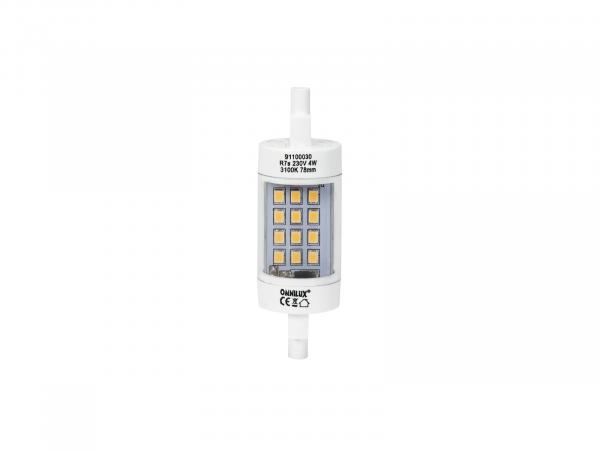 OMNILUX LED 230V/4W R7s 78mm Stabbrenner