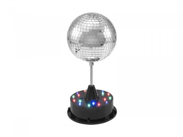 EUROLITE LED Spiegelkugel 13cm mit Standfuß