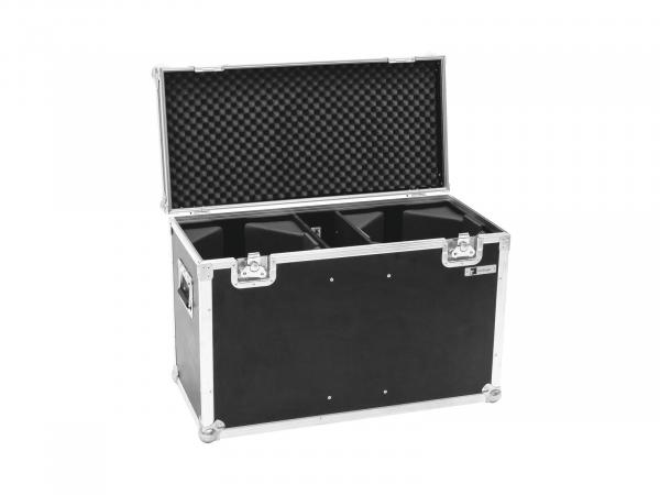 ROADINGER Flightcase 2x LED THA-100F/THA-120PC