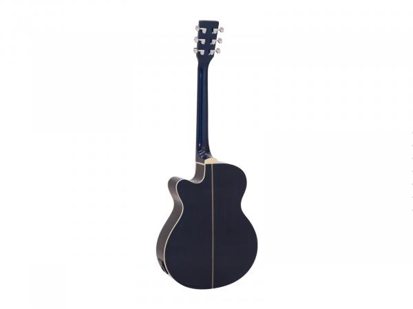DIMAVERY AW-400 Westerngitarre, blueburst