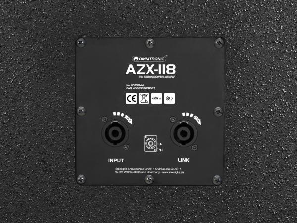 OMNITRONIC AZX-118 PA-Subwoofer 450W